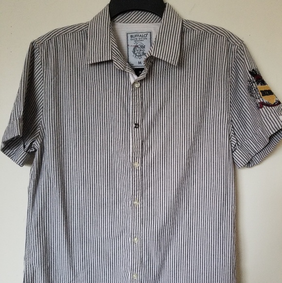 Men's Buffalo David Bitton Button Down Shi…